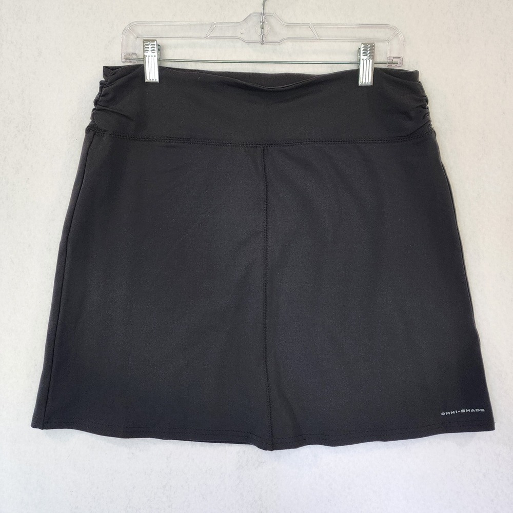 Columbia Titanium Omni-Shade Skort Womens M Black Athletic Hiking Golf Skirt
